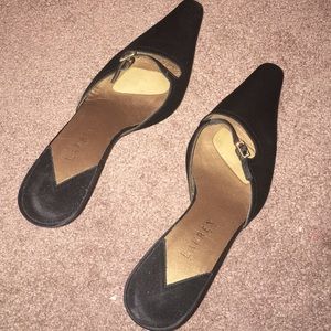 Ralph Lauren Satin 3” pumps